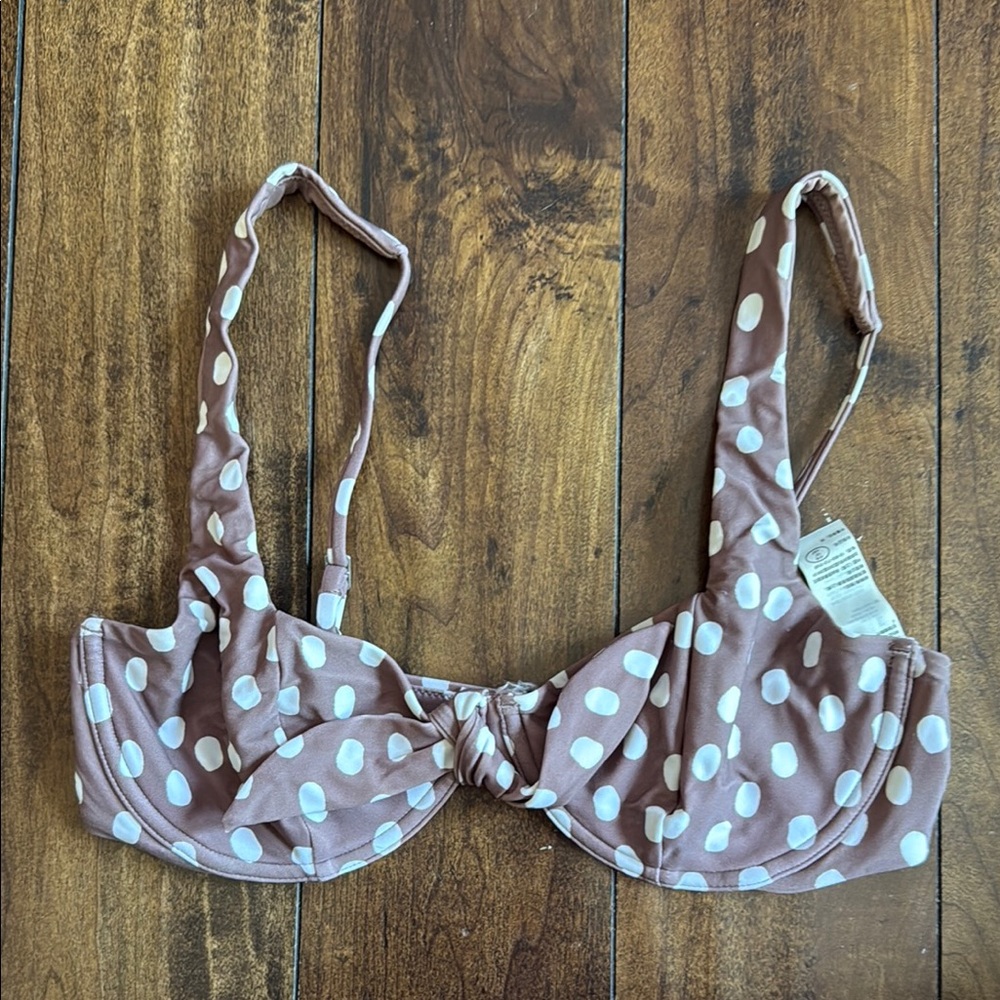 Abercrombie & Fitch Polka Dot Bikini Top